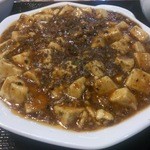 敦煌 - ・お楽しみ定食の麻婆豆腐　色が全然違う 