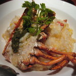 ル・フラマン・ローズ - 活オマールエビとグレープフルーツのリゾット