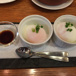 燻製バル イブットーネ - 温泉たまごと燻製醤油