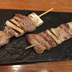 自家製ベーコンのネギマ