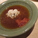 くろぎ - 鱧すき、みぞれおろしと梅肉で