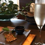京松蘭はなれ - 日本酒でいただくタンの味噌漬け
