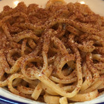 烈志笑魚油 麺香房 三く - 極太全粒粉麺