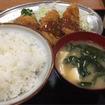 ヒレカツ定食 日替わり
