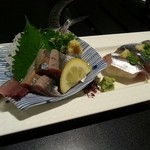 割鮮 吉在門 - 新さんま　お造りと握りの盛合せ