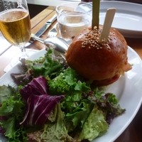 オーク ドア - オーク ドア バーガー　バーベキューアイオリソース 
                ベーコン チェダーチーズ クリスピーオニオン 