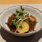 町家懐石　六花 - スズキの南蛮揚げ