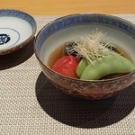 町家懐石　六花 - 加賀野菜の炊き合わせ