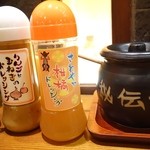 しゃぶかつかつ喜 - 2015年5月　惜しげもなく「秘伝ソース」が卓上に！