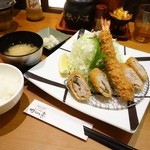 しゃぶかつかつ喜 - 2015年5月　彩しゃぶかつ膳【税込1609円】お値段の割にはね…