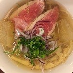 彩色ラーメン きんせい総本家 夢風 - 冷やし第13弾「和風牛塩らぁめん(800円)」