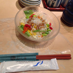 沼津魚がし鮨 - サラダ付き