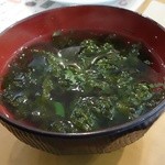 廻鮮寿司 塩釜港 - のり汁