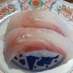 塩釜産天然活平目280円