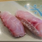 廻鮮寿司 塩釜港 - 鯛松皮造(サービス)