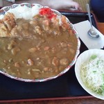 レストラン入江 - カツカレーセット大盛り