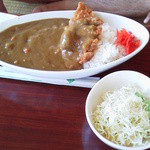 レストラン入江 - カツカレーセット普通盛