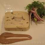 エゾ鮑と真ツブのテリーヌ　鮑の肝風味