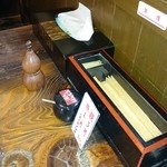 Mam Pachi - お箸・ティッシュ・調味料.