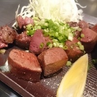 鉄板焼 曉 - 厚切り牛たんステーキ
