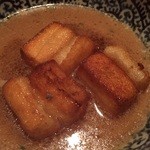 しゃぶ膳紫波 - 揚げ餅のしゃぶしゃぶ