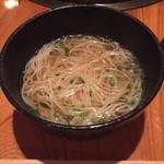 しゃぶ膳紫波 - 〆の素麺