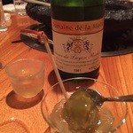 しゃぶ膳紫波 - デザート 自家製青梅のゼリー寄せ