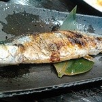 魚参 - 秋刀魚の塩焼きも今シーズン初。