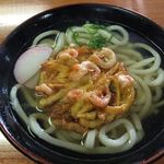 なか浦 - 天ぷらうどん亀350円