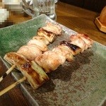 Yakitori Hanabishi - ねぎま(タレ)150円