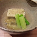 Yonekura - フォアグラたまご、茄子、アスパラガス