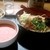一酵や葉山 - 料理写真:坦々つけ麺、山菜あさりご飯