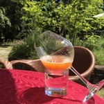 瓢湖屋敷の杜ブルワリー　ザ　レストランスワンレイク - こうやるのがお決まりです。