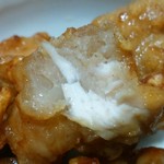 宮内商店 - 胸肉、お肉以外の秘伝のたれと片栗粉の混ざった衣がおいしい。