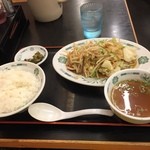 Hidakaya - 〆の野菜炒め定食