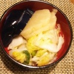 うな藤 - お新香