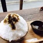 ワド オモテナシ カフェ - ほうじ茶かき氷
間も無く売り切れ