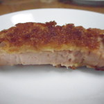 ハウスメッツガー・ハタ - 10ｍｍはあろうハムカツ断面