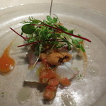 エノテカラウラ - シマアジのカルパッチョ