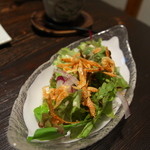 田舎 - 桜エビのサラダ