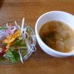 千比呂 - Bランチ　サラダ／スープ
