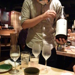 炭と地酒とたしなみワイン Kai本店 醸す - ●にこやかで生真面目な店長、この日もお世話になりました～