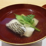 Rikyuu - ☆煮物椀はめいち鯛と緑竹（●＾o＾●）☆