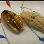 幸寿し - 穴子２種類。