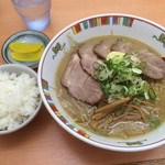 麺屋 彩未 - チャーシューめん＋ライス小