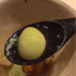 すし宮川  - 完熟していない翡翠色のが銀杏は美味しい！