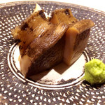 すし宮川  - 絶妙な食感！たっぷり肝を付けて頂く至福のひと時♪