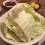 万両 - 突き出し キャベツ