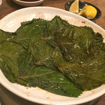 万両 - 胡麻の葉キムチ