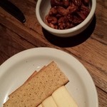 SMOKEHOUSE - smoked cheese with crackers and smoked nuts